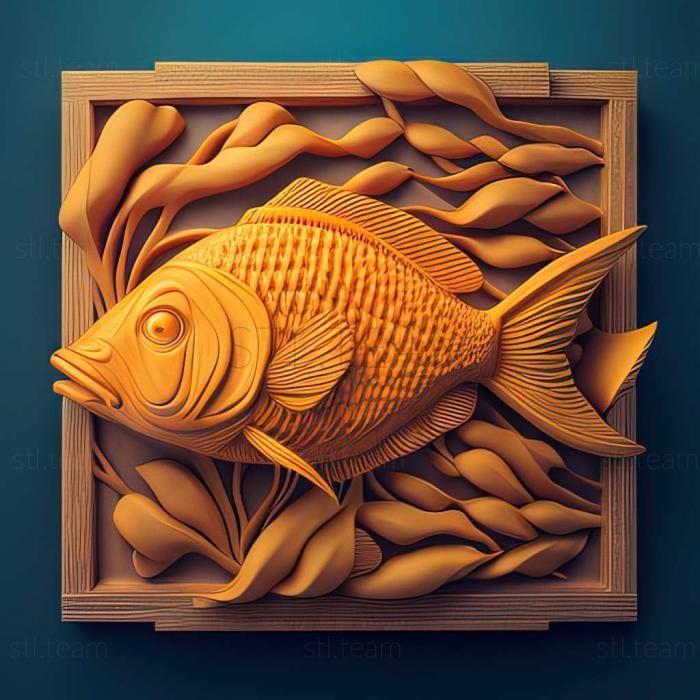 3D model Farlovella fish (STL)